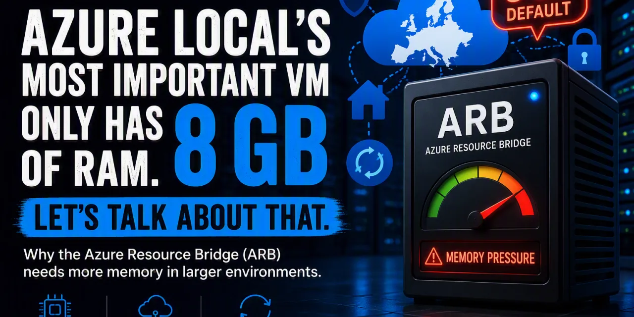 Azure Local | Why 8 GB of RAM Isn’t Enough for Production