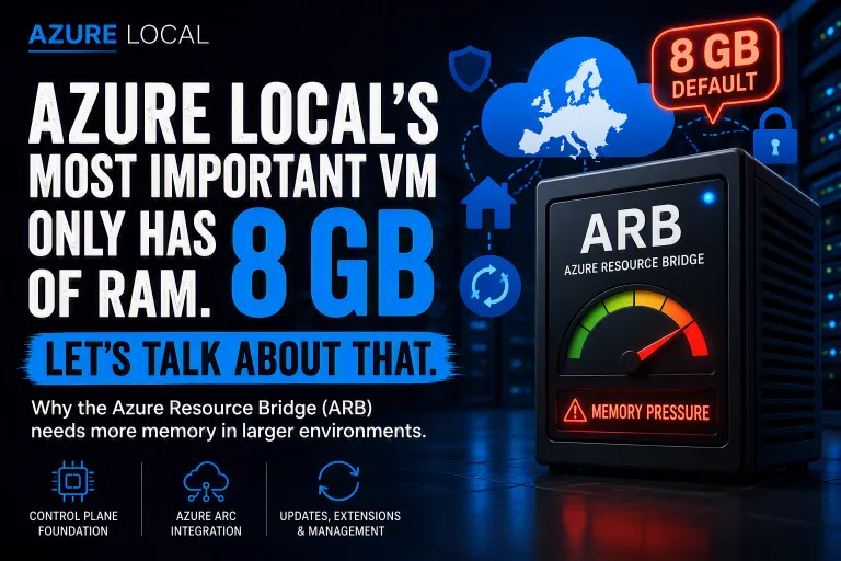 Azure Local | Why 8 GB of RAM Isn’t Enough for Production